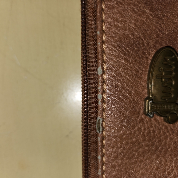 Justin Boots Brown Wristlet Clutch - Picture 6 of 14